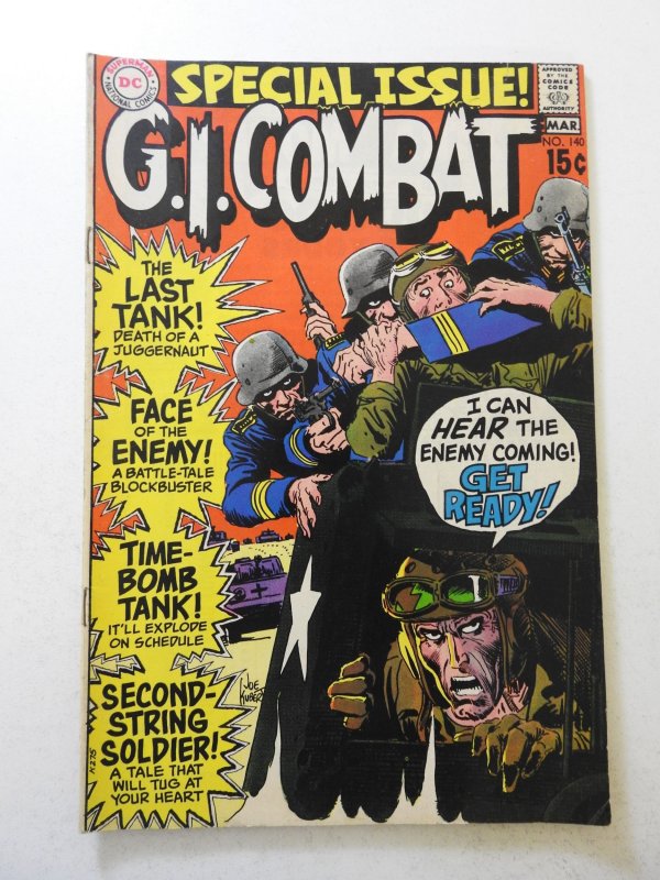 G.I. Combat #140 (1970) FN- Condition!