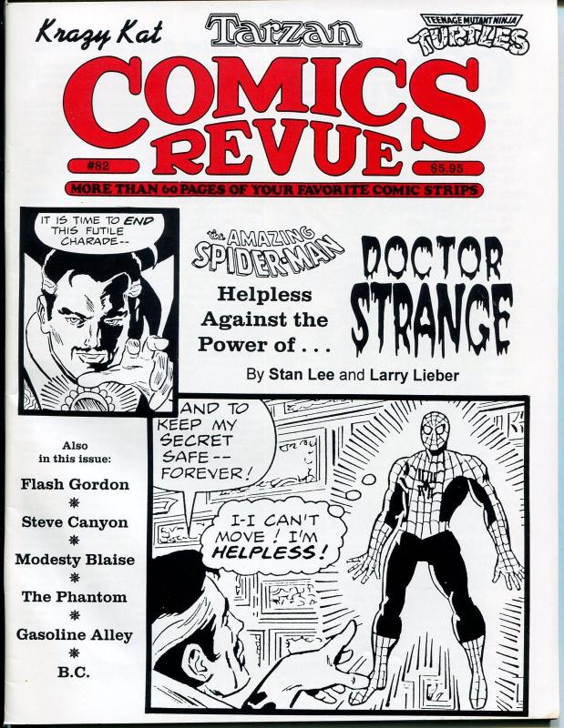 Comics Revue #82 1992-Phantom-Dr Strange-Spider-man-Tarzan-Modesty Blaise-VF