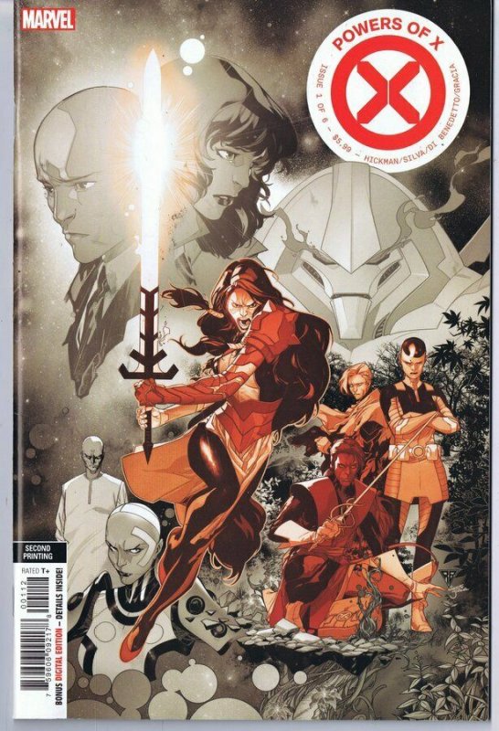 Powers of X #1 2nd Print 2019 Marvel Comics Hickman Variant