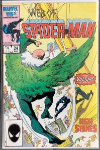 Web of Spider-Man #24 Direct Edition (1987, Marvel) NM