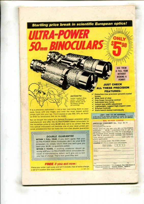 THOR #240 (6.0) WHEN GODS MAKE WAR!! 1975