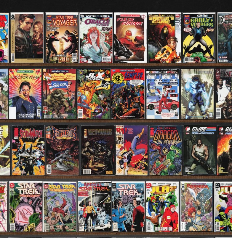 Huge Lot 150+ Comics with Jla: Year One, Star Trek, G.I. Joe: Frontline & More!