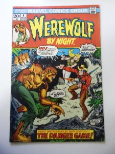 Werewolf by Night #4 (1973) VG+ Condition