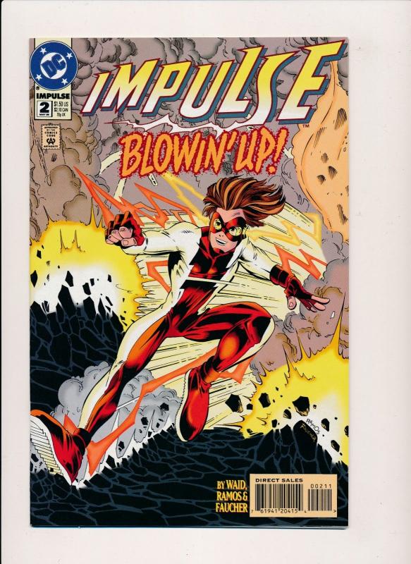 DC Comics IMPULSE #2 Blowin' Up! ~ NM 1996 (PF01)