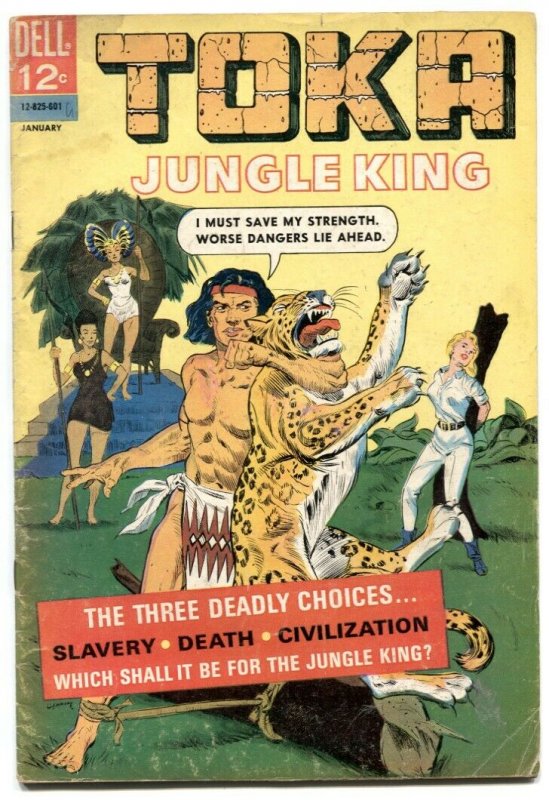 Toka Jungle King #6 1965- Dell comics VG