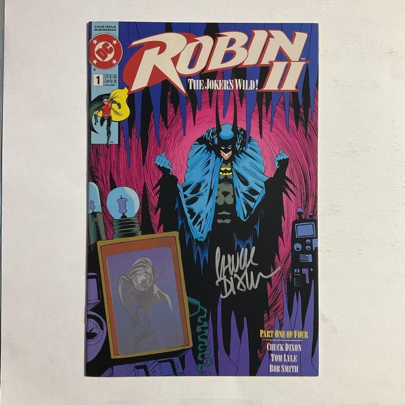 Robin II 1 Of 4 1991 Signed by Cuck Dixon DC Comics Hologram Variant Nm-