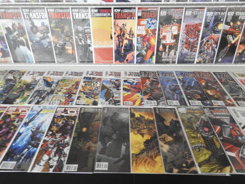 Huge Lot 150+ Comics ALL IDW TRANSFORMERS COMICS!!!!! Awesome NM- Avg Condition!