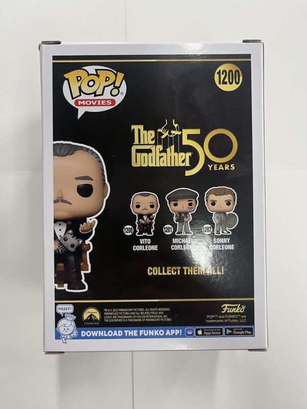 Funko Pop! The Godfather 50 years Vito Corleone #1200