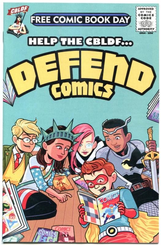 DEFEND COMICS CBLDF #1, NM, FCBD, 2015, more Promo/items in store