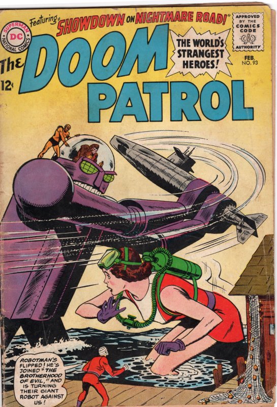 Doom Patrol # 93 DC Comics 1965