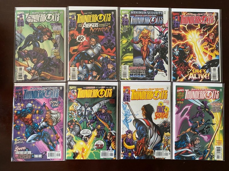 Thunderbolts comic lot 43 diff from:#11-76 + ANN 8.0 VF (1998-2003)