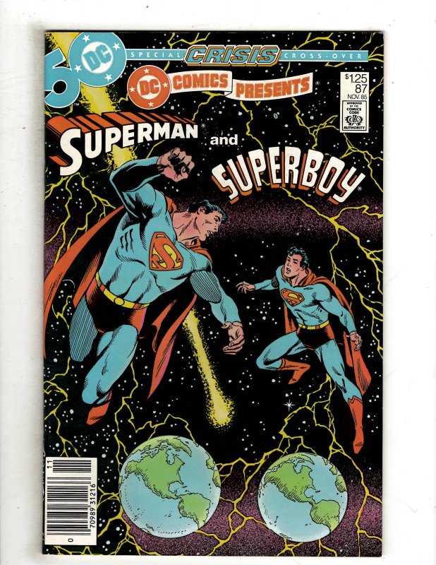 DC Comics Presents #87 (1985)  DC Comics Superman Flash OF6