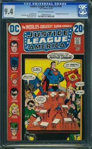 Justice League of America #105 (1973) CGC 9.4 NM