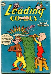 Leading Comics #69 1954- DC Funny Animals- Peter Porkchops- Bo Bunny FN-