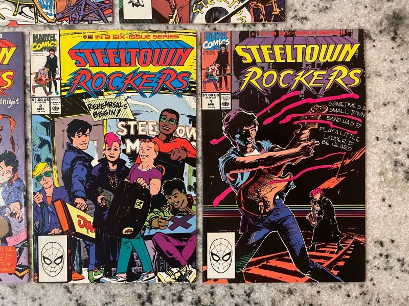 Lot Of 5 Steeltown Rockers Marvel Comic Books #1 2 3 4 5 Avengers Hulk Thor J971