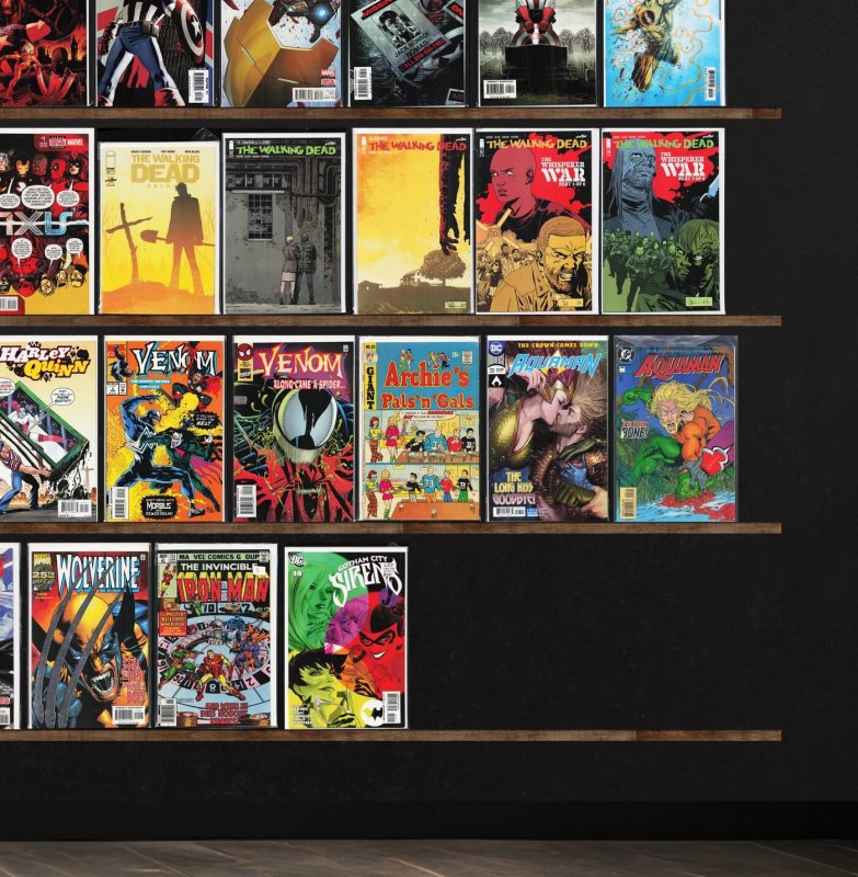 Huge Lot 140+ Comics with Captain America, The Walking Dead & More!