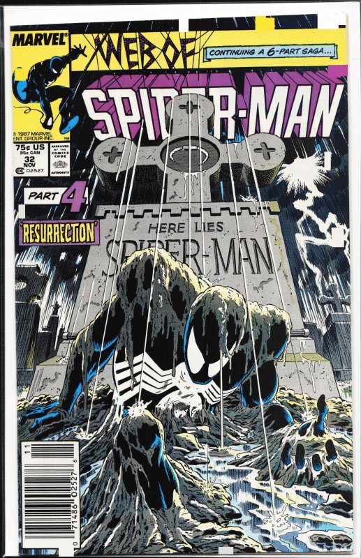 Web of Spider-Man #32 (1987) Spider-Man