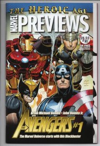 MARVEL PREVIEWS #79, NM, 2010, Hulk Avengers Wolverine Thor
