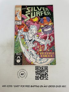 Silver Surfer # 57 NM Marvel Comic Book Thanos Captain America Avengers 2 J230