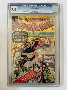 Amazing Spider-Man #14 CGC 7.0 1st Appearance Green Goblin! (1964)