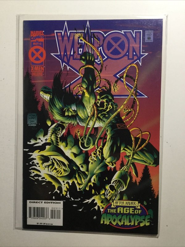 Weapon X 3 Near Mint Nm Marvel