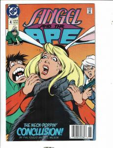 Lot Of 9 DC Comics Angel & The Ape # 1 2 3 4 + Ambush Bug # 1 2 3 4 + # 1 RJ6