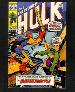Incredible Hulk (1962) #136 1st Xeron and Klaatu!