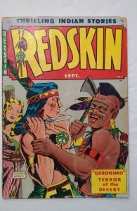 Redskin #6 (1951) VG- 3.5 Bondage cover