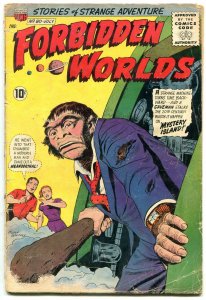 Forbidden Worlds #80 1959-NEANDERTHAL cover- CC Beck F/G