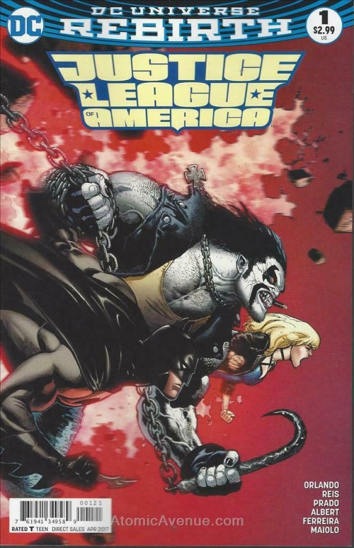 Justice League of America (5th Series) #1A VF/NM; DC | save on shipping - detail