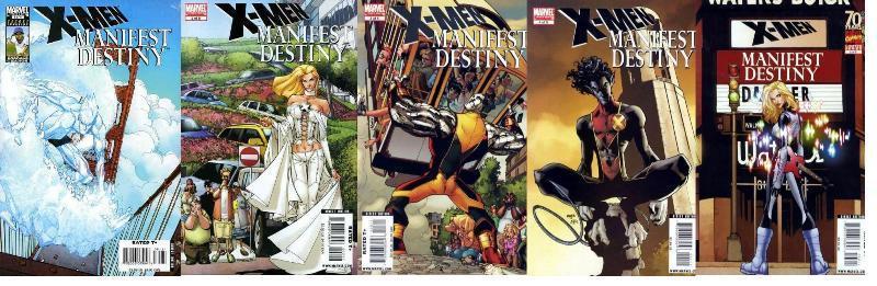 X MEN MANIFEST DESTINY (2008) 1-5 COMPLETE COMICS BOOK