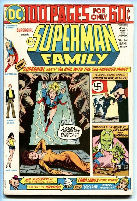 Superman Family #168 1974-DC Comics-Giant issue-Supergirl-VF/NM