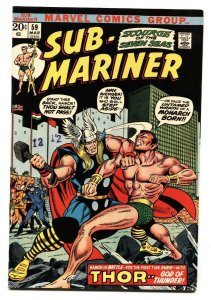 Sub-mariner #59 Marvel Thor battle-comic book VF/NM
