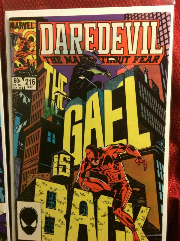 Daredevil Comic Lot  7 First Series Daredevil Comics Ranging From FN to NM-1984