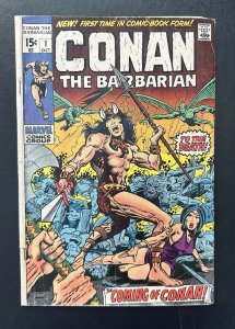 (1970) CONAN THE BARBARIAN #1 Barry Windsor Smith! Affordable copy!