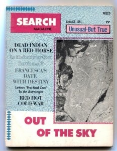 Search Magazine August 1961- Dead Indian on a Red Horse