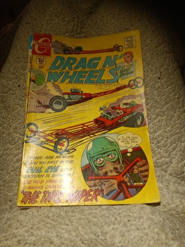 drag n wheels 37 and 58 bronze age Comics lot run set collection