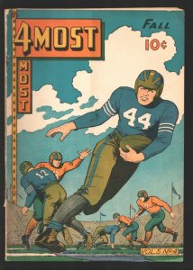 4 Most Vol. 5 #4 1946-Football game cover-The Cadet by Walter Johnson-Dick ...
