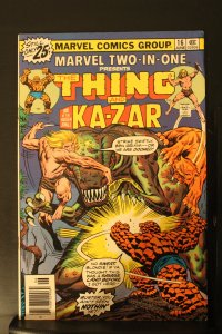 Marvel Two-in-One #16 (1976) Super-High-Grade NM or better! Ka-Zar and Zabu Wow!