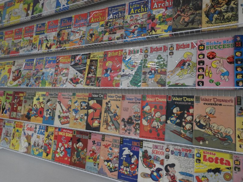 Huge Lot of 85 Cartoon Comics W/ Uncle Scrooge, Casper +More! Avg. VG/FN Cond.