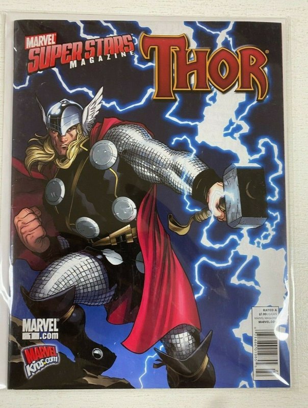 Marvel Super Stars Magazine #1 Marvel Captain America Thor 6.0 FN (2011) 