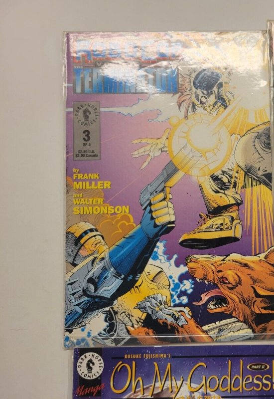 3 Dark Horse Comics RoboCop VS. Terminator #3 Sin City #3 Oh My Goddess 4 45 LP4