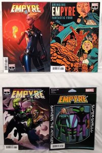 EMPYRE #6 Avengers Fantastic Four Variant Covers Marvel Comics MCU