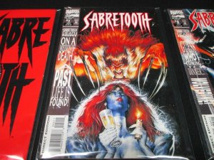 Sabretooth Death Hunt 1 - 3  NM Marvel Comics 1993 Wolverine Mystique