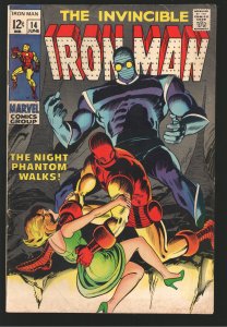 IRON MAN 14 VG/F 5.0 1st APP NIGHT PHANTOM  ;BIG DISCOUNT WEEK!!