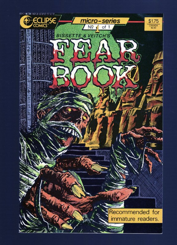 Fear Book #1 - Stephen R. Bissette Cover Art and Story. (8.0/8.5) 1986