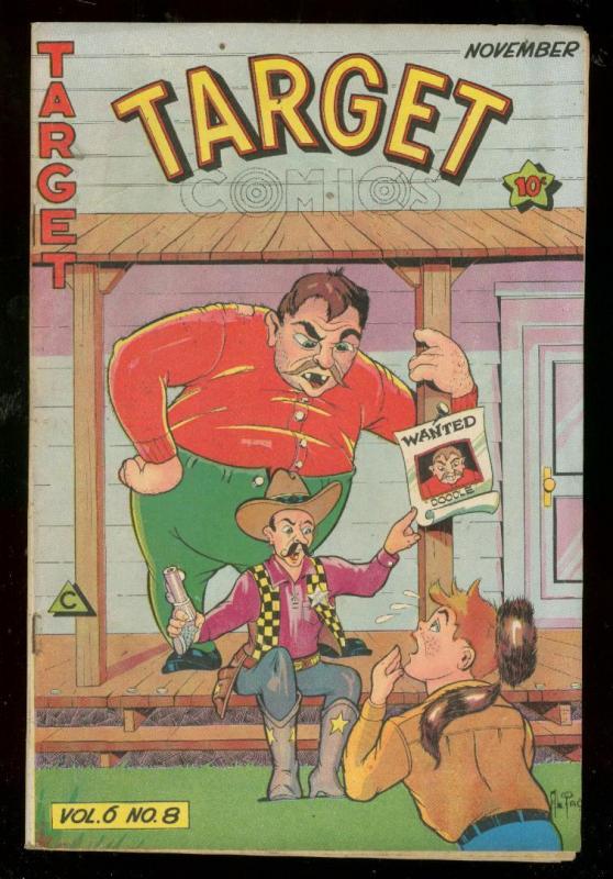 TARGET COMICS v.6 #8 1945-THE CADET-WALTER JOHNSON-FAGO FN/VF