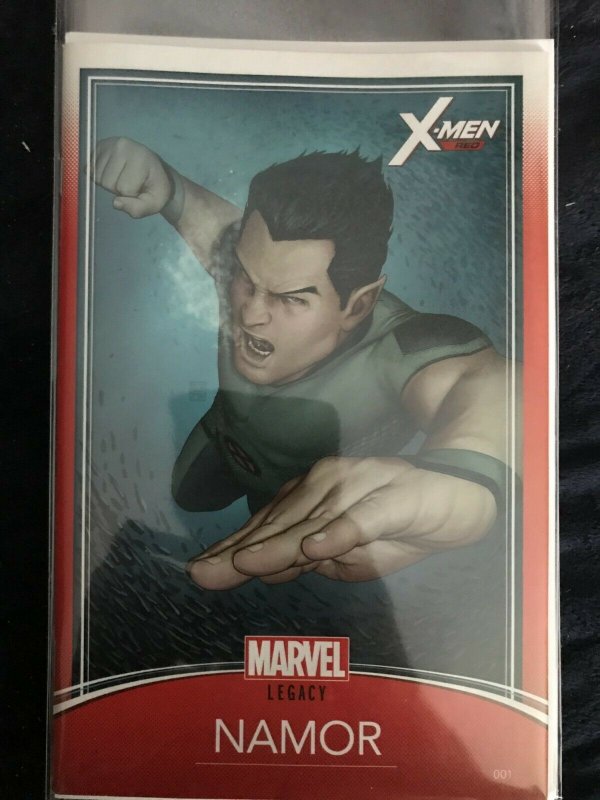 X-MEN RED #1 Marvel Christopher Trading Card Variant NAMOR 2018 unread NM