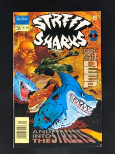 Street Sharks #1 (1996) Scarce Low-Print Run