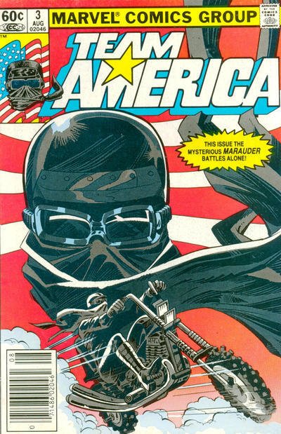 Team America #3 (Newsstand) FN ; Marvel | Bill Mantlo